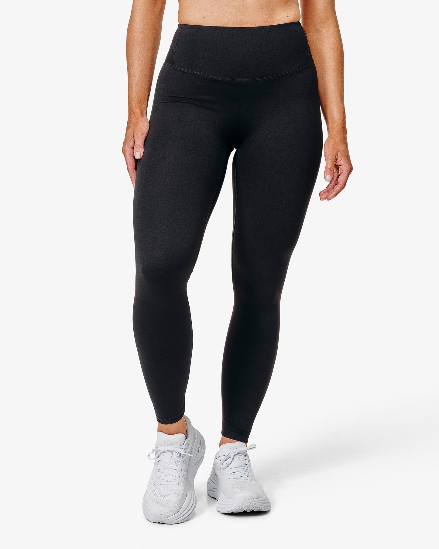 Essence Eda Leggings, Black, Front Side. 