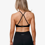 Essence Eda Sports Bra, Black, Back Side.