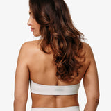 Essence Sia Sports Bra, White, Back Side.