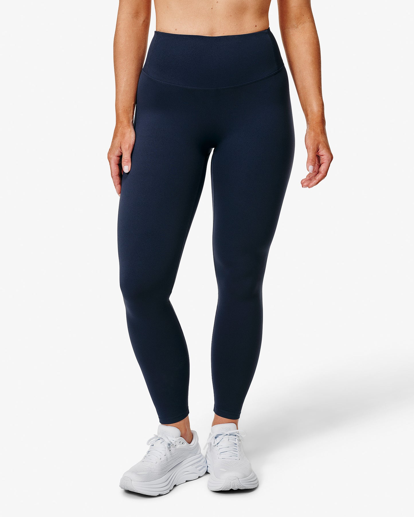 Essence Eda Leggings, Blue, Front Side. 