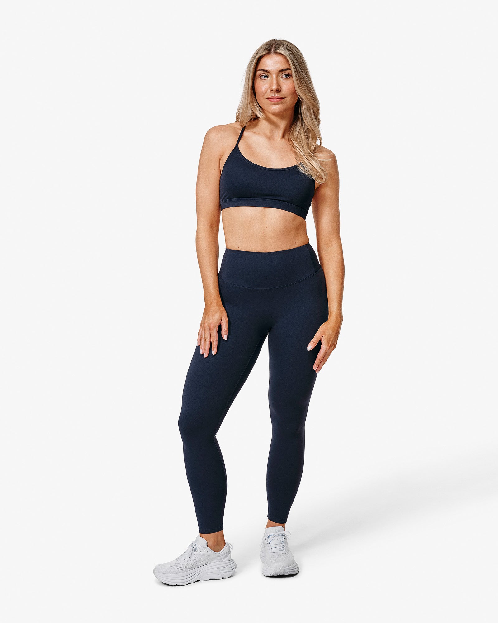 Essence Eda Sports Bra, Blue Full Set.