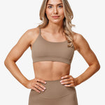 Supreme Ivy Sports Bra, Canyon, Front Side.