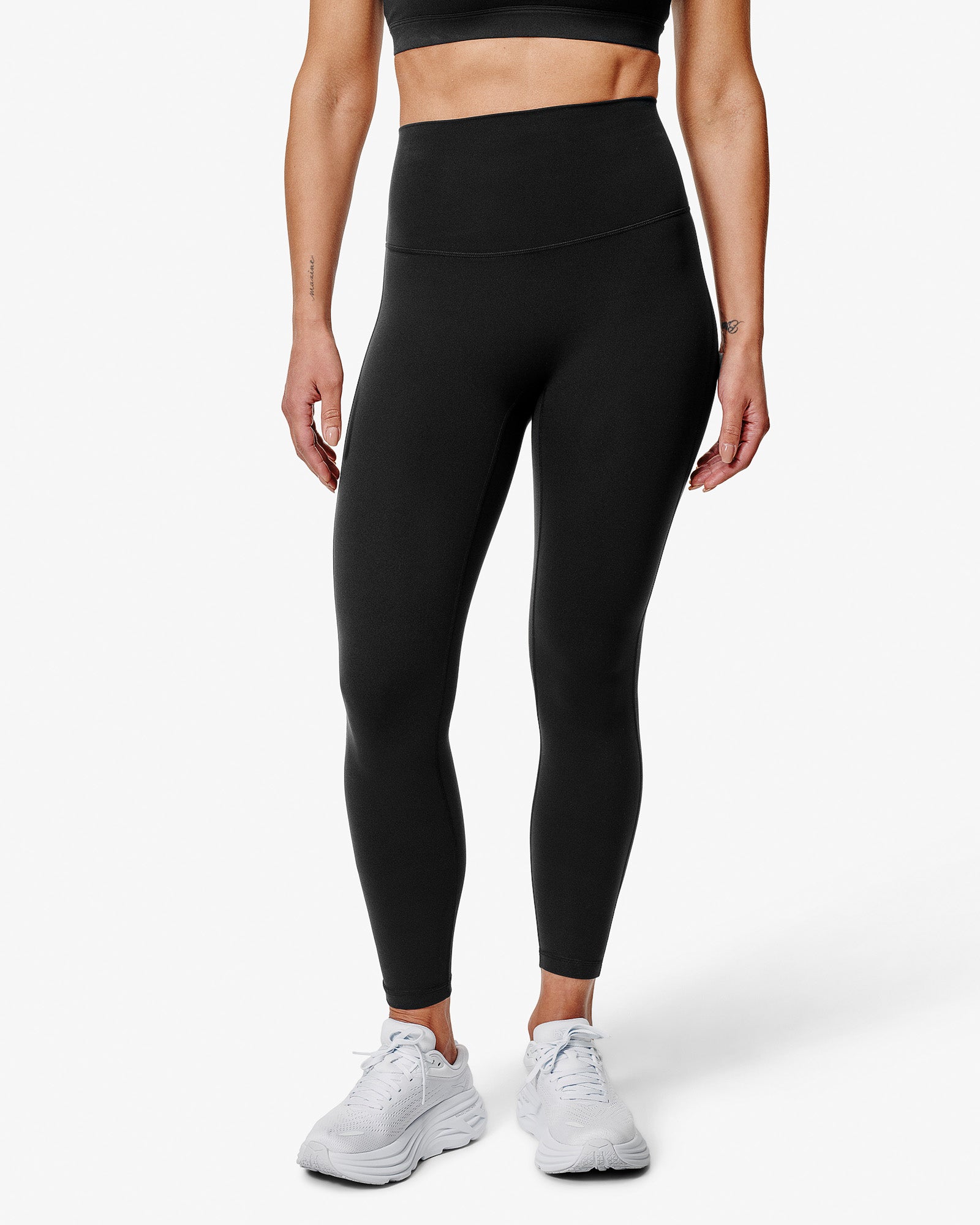 Supreme Ivy Leggings, Black, Front Side.