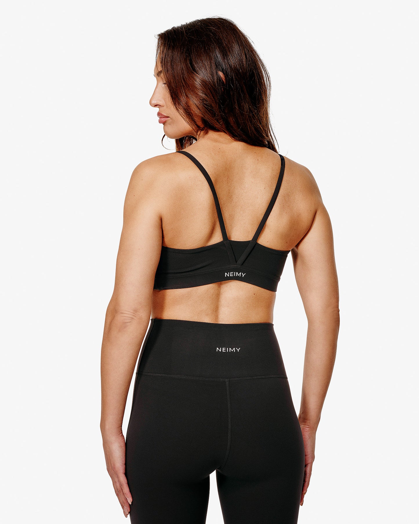 Supreme Ivy Sports Bra, Black, Back Side.