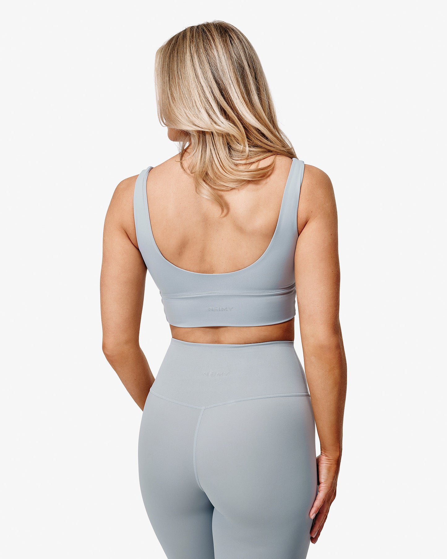 Hero Ace Sports Bra, Blue, Back Side.